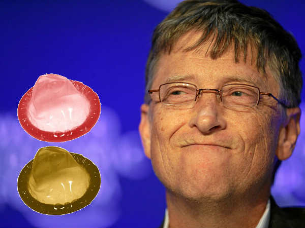 bill gates, condom