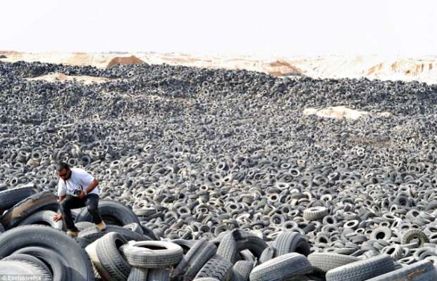 pneumatici nel deserto