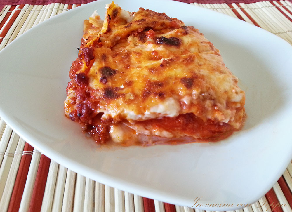 lasagne mozzarella